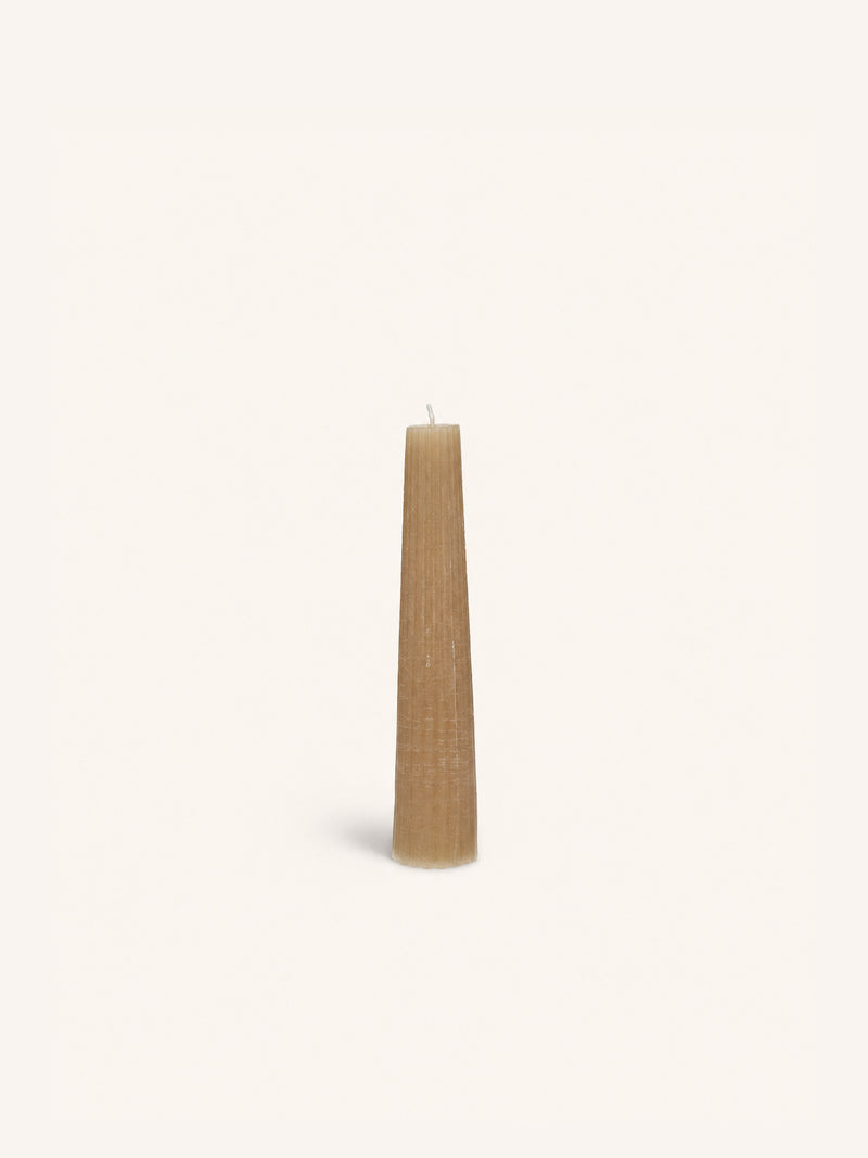 CANDLE - kaars - paraffine wax - DIA 4 x H 20 cm - honing
