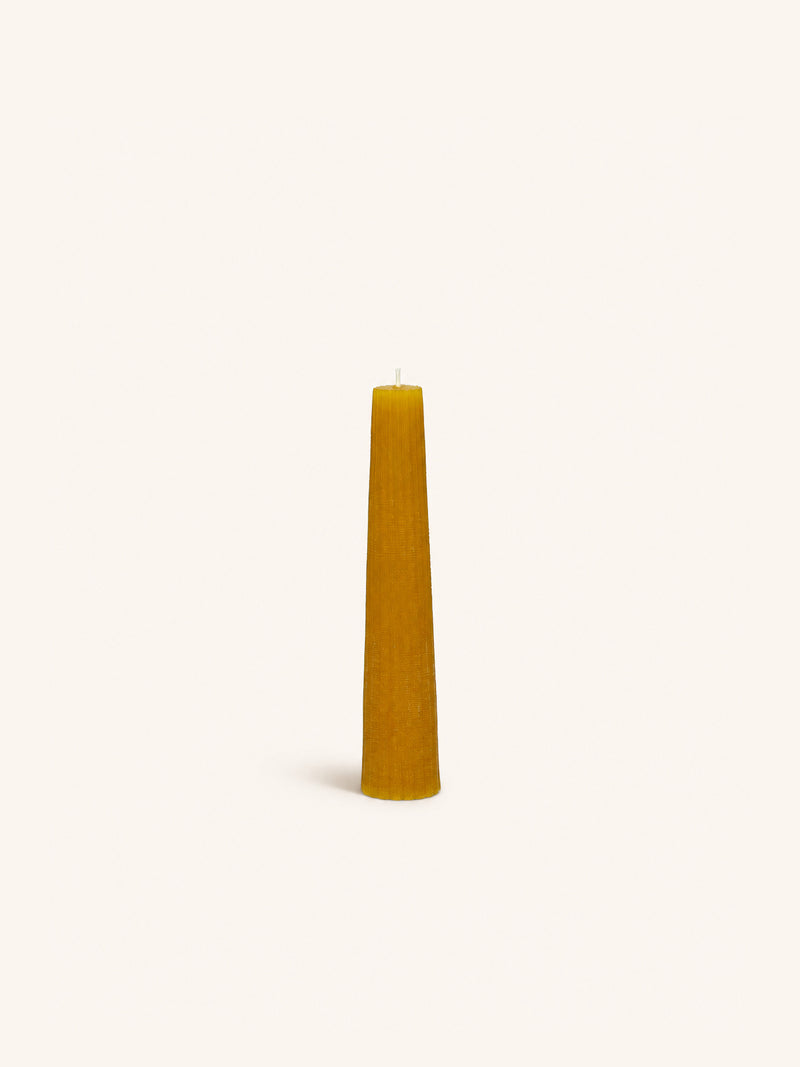 CANDLE - kaars - paraffine wax - DIA 4 x H 20 cm - zon