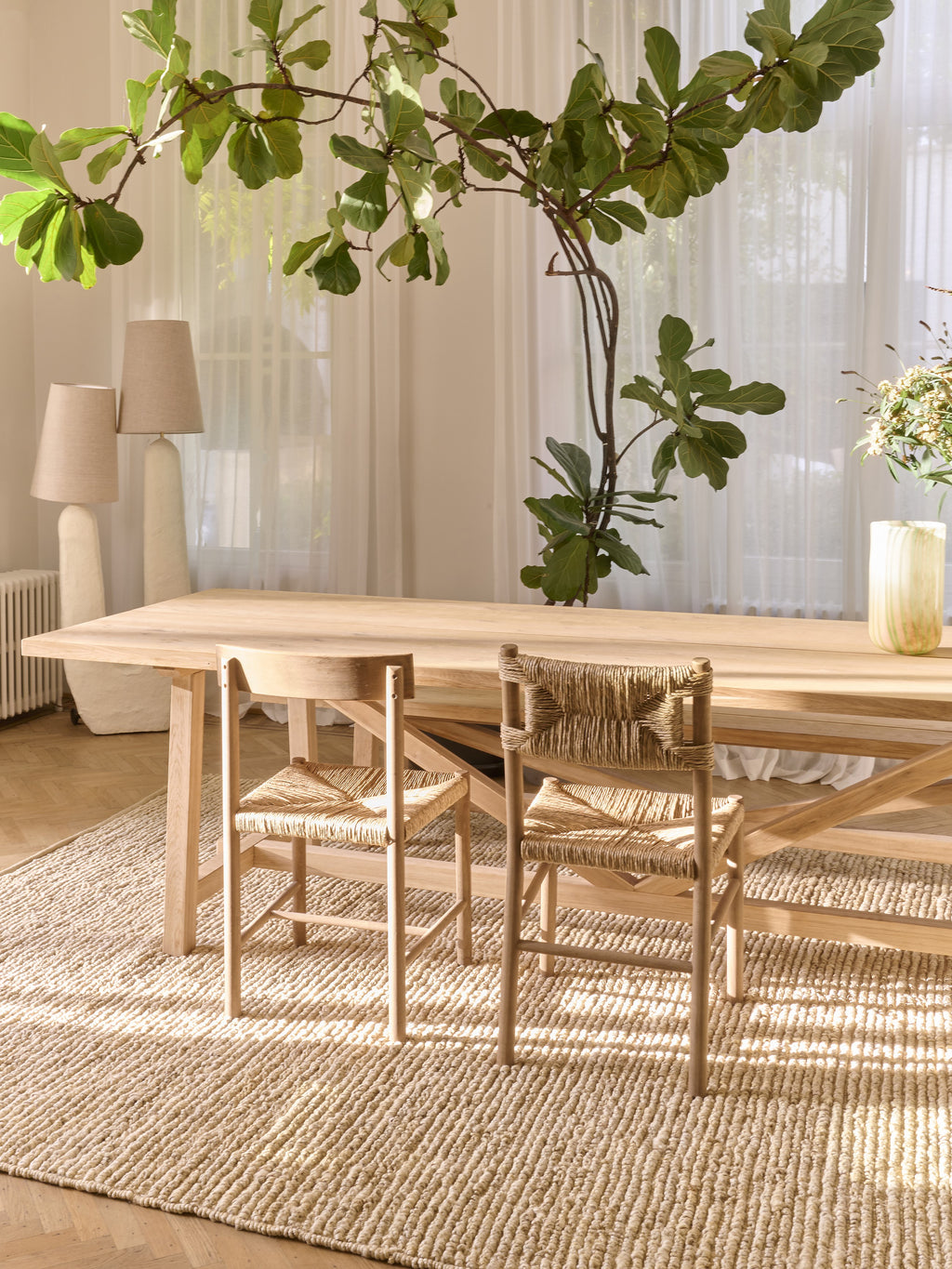 KATHU - rug - jute - L 350 x W 250 cm (+/- 7 cm) - natural