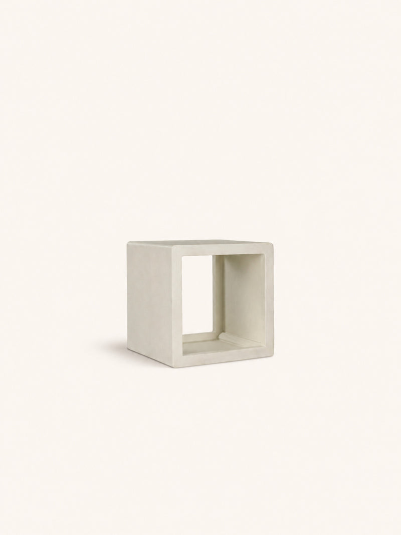 VERONA - rack - plaster - L 45 x W 40 x H 45 cm - off-white