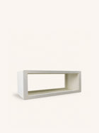 VERONA - rek - kalkpleister - L 90x W 40 x H 45 cm - gebroken wit