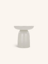 Wit – PRETORIA - side table - lime plaster - DIA 40 x H 45 cm - off-white