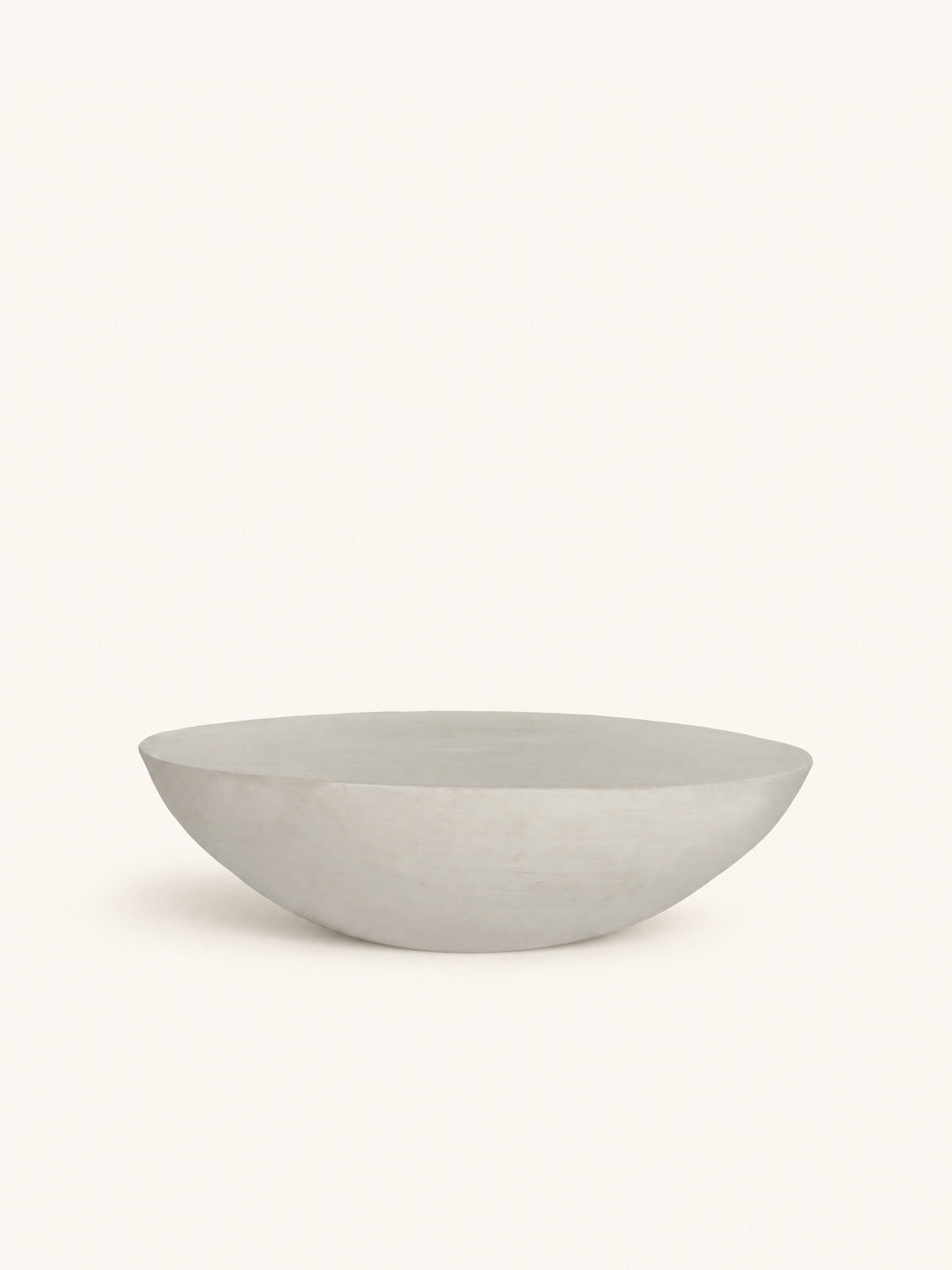 PRETORIA - coffee table - lime plaster - DIA 85 x H 25 cm - off-white