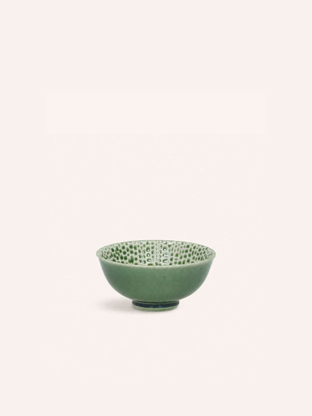 LOTUS - Frühstücksschale - Porzellan - DIA 12 x H 6 cm - Grün
