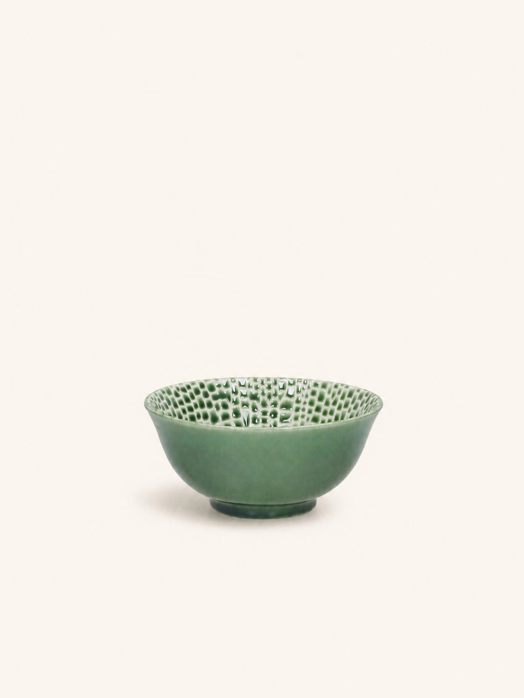 LOTUS - Suppenschüssel - Porzellan - DIA 15 x H 7 cm - Grün