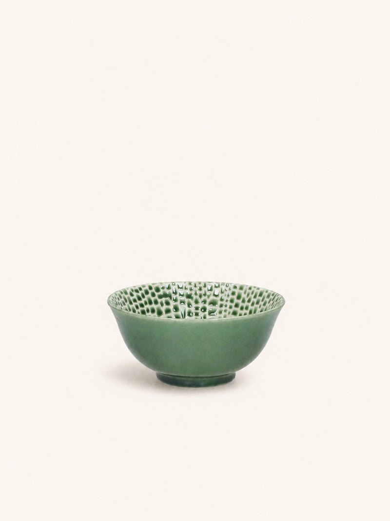 LOTUS - cuenco para sopa - porcelana - DIA 15 x H 7 cm - verde