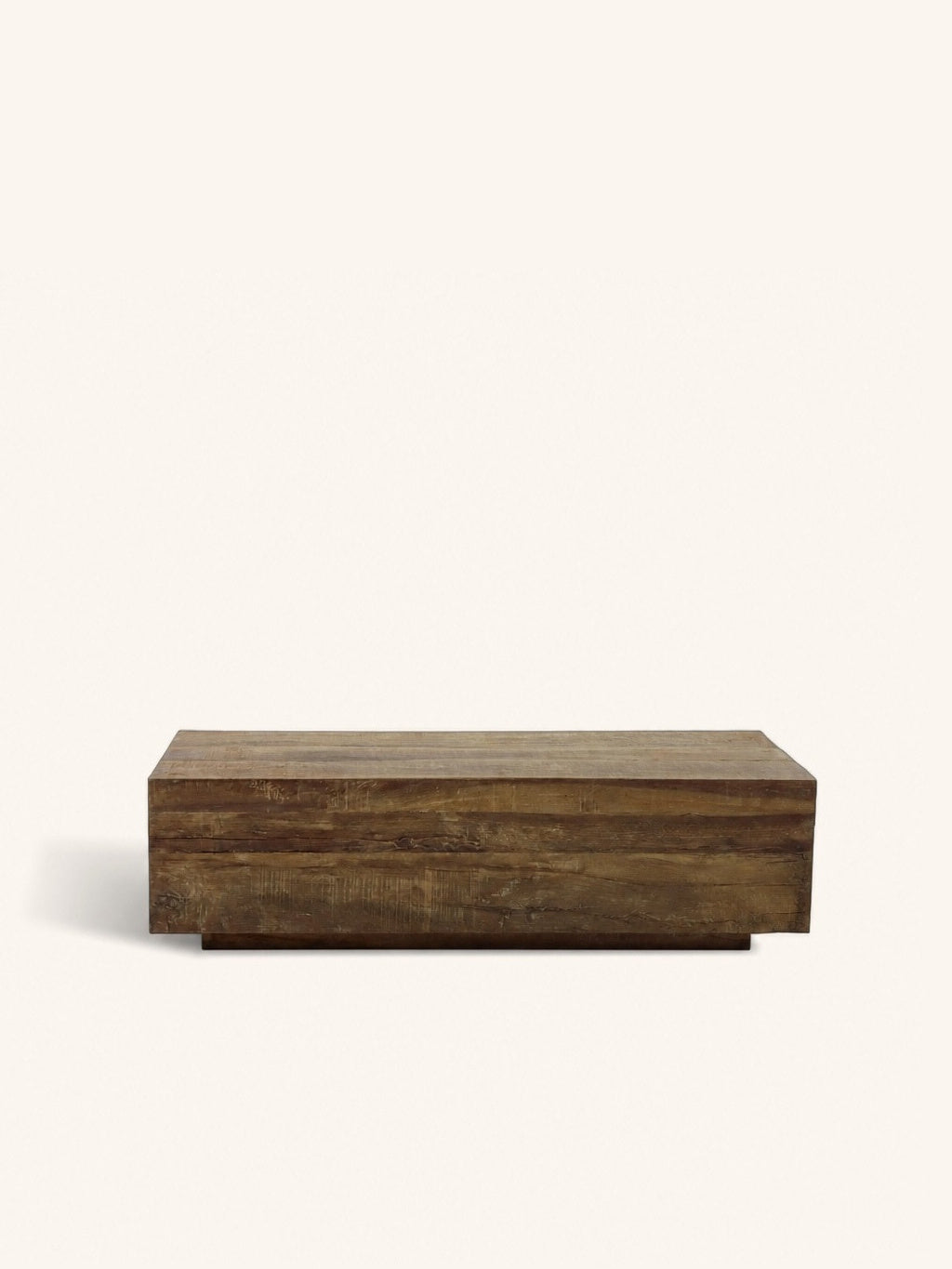 TEMBA - coffee table - reclaimed wood - L 110 x W 35 x H 30 cm - brown