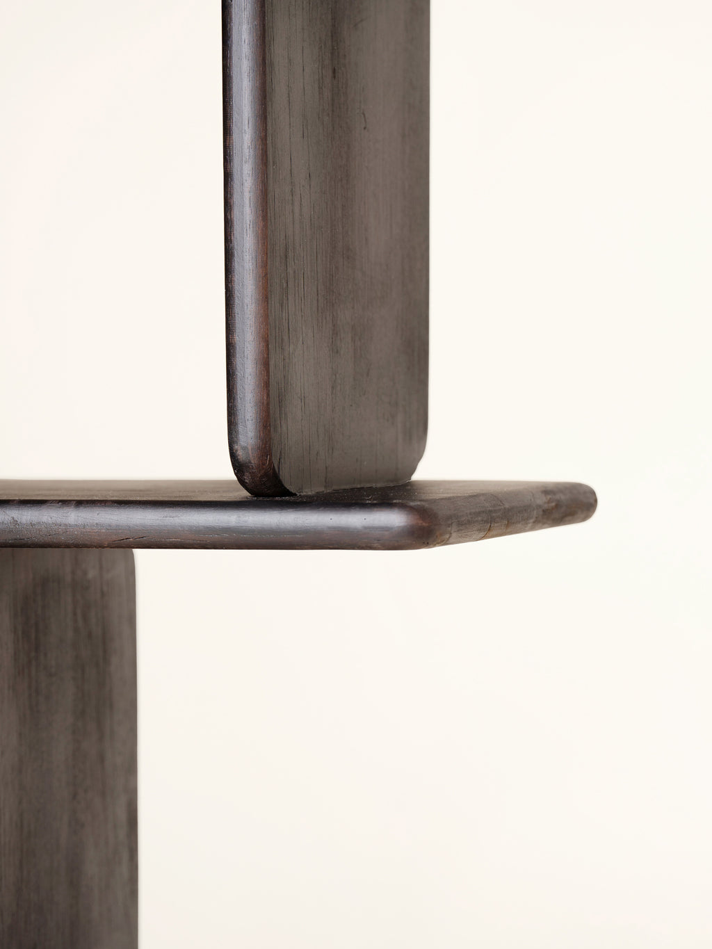 MATTEO - estantería - madera recuperada - L 122 x W 30 x H 183 cm - marrón oscuro
