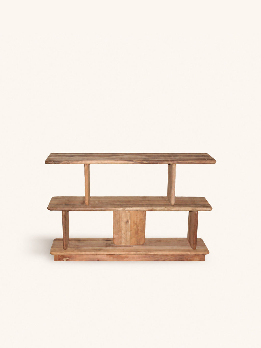 MATTEO - estantería - madera recuperada - L 122 x W 30 x H 78 cm - natural