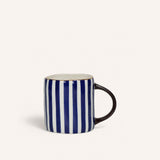 Blauw – ANAFI - Becher 37,5 CL - Porzellan - L 12 x W 8,5 x H 9 cm - Blau
