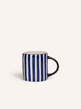 Blauw – ANAFI - Becher 37,5 CL - Porzellan - L 12 x W 8,5 x H 9 cm - Blau