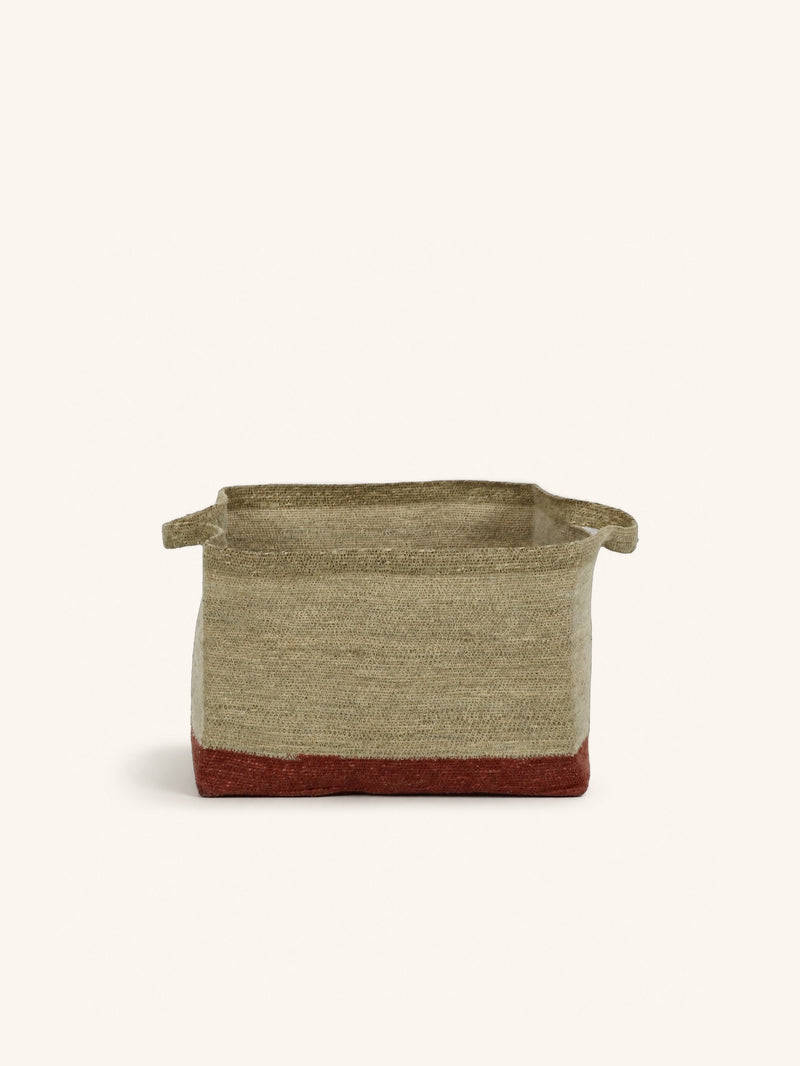 PORT LOUIS - basket - seagrass - L 44 x W 42 x H 32 cm - ivory