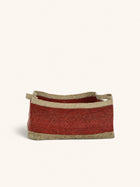 PORT LOUIS - basket - seagrass - L 71 x W 41 x H 33 cm - rust
