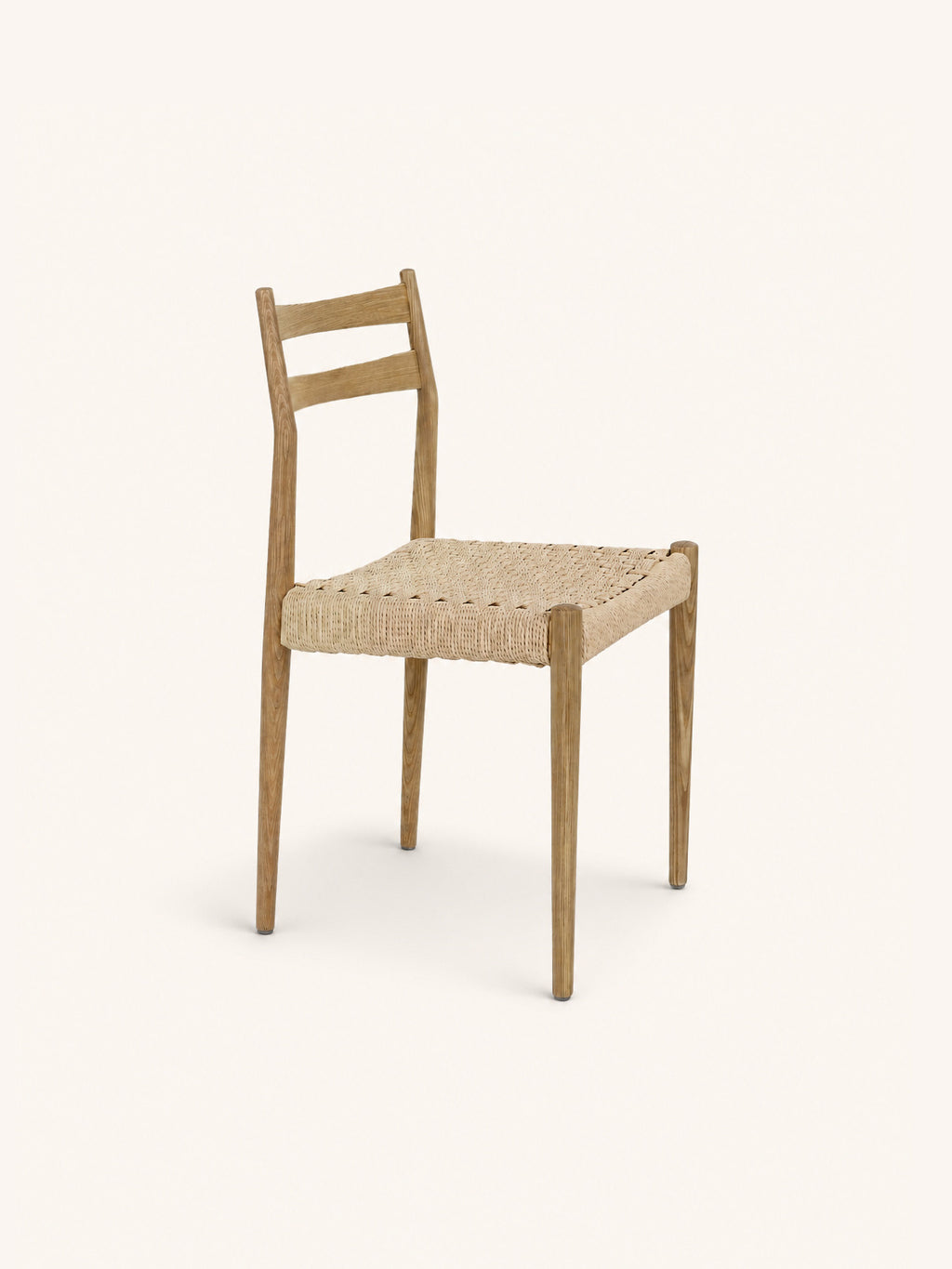 MINOU - chaise - bois de frêne - L 51,5 x W 51,5 x H 80 cm - naturel