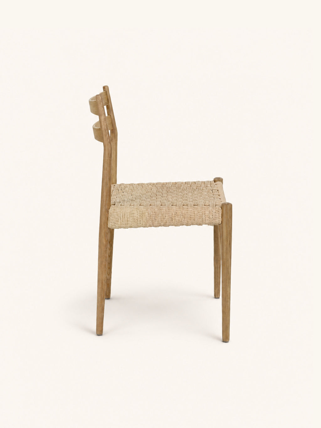 MINOU - chaise - bois de frêne - L 51,5 x W 51,5 x H 80 cm - naturel