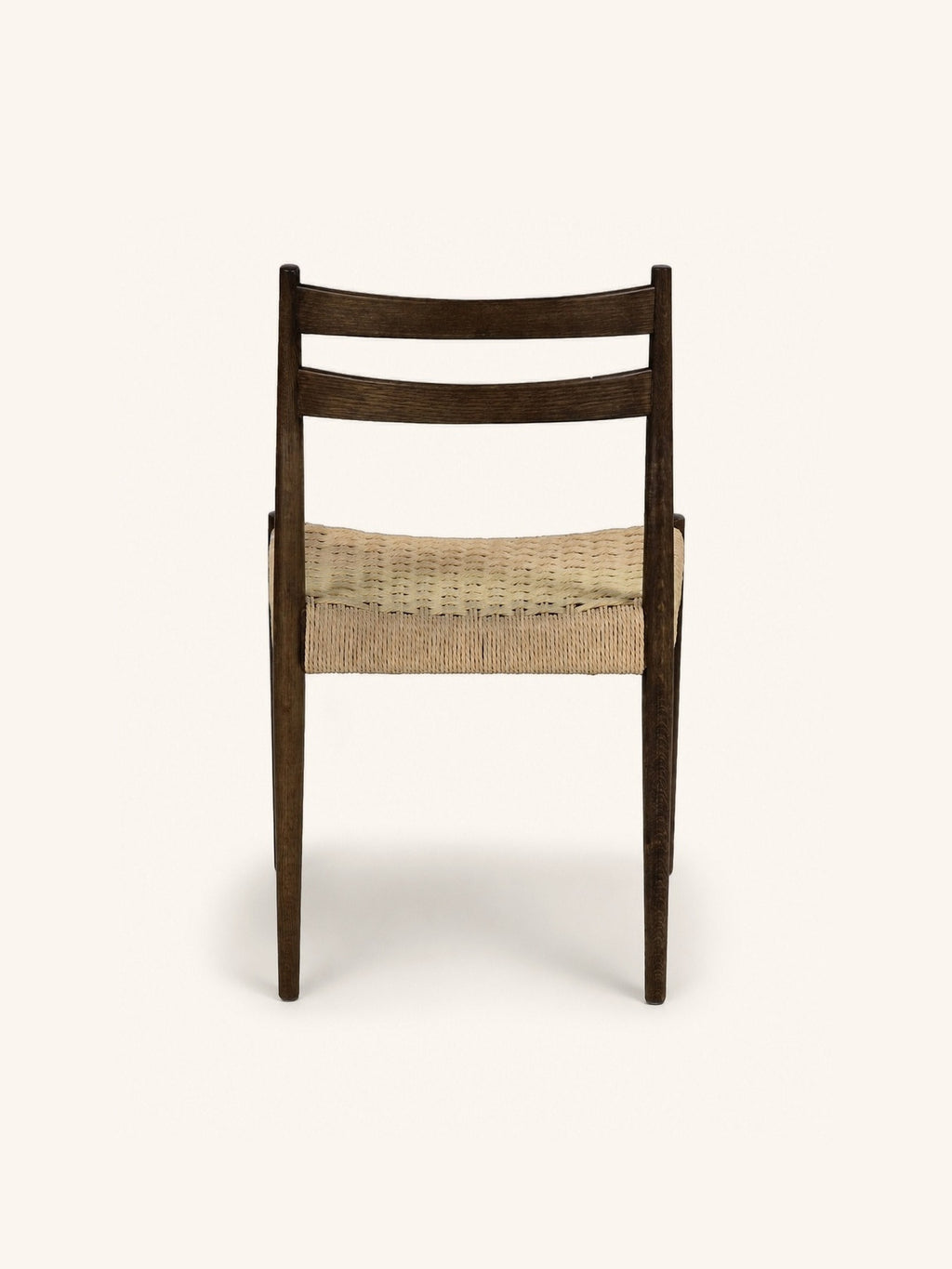 MINOU - silla - madera de fresno - L 51,5 x W 51,5 x H 80 cm - nogal
