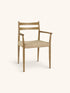 MINOU - chaise - bois de frêne - L 51,5 x W 57 x H 80 cm - naturel