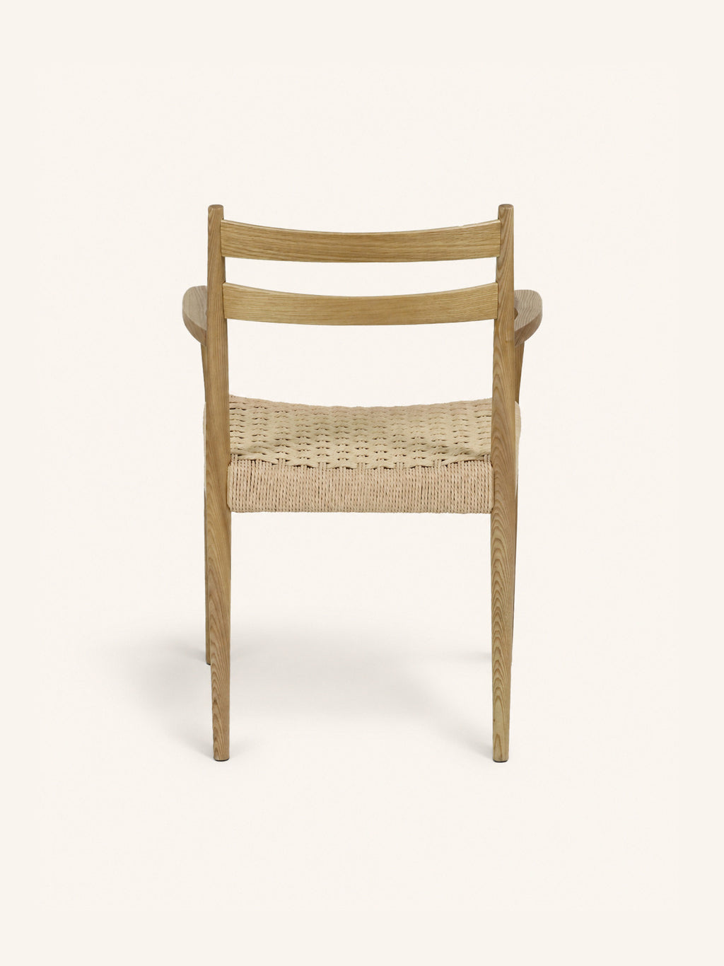 MINOU - stoel - essenhout - L 51,5 x W 57 x H 80 cm - naturel