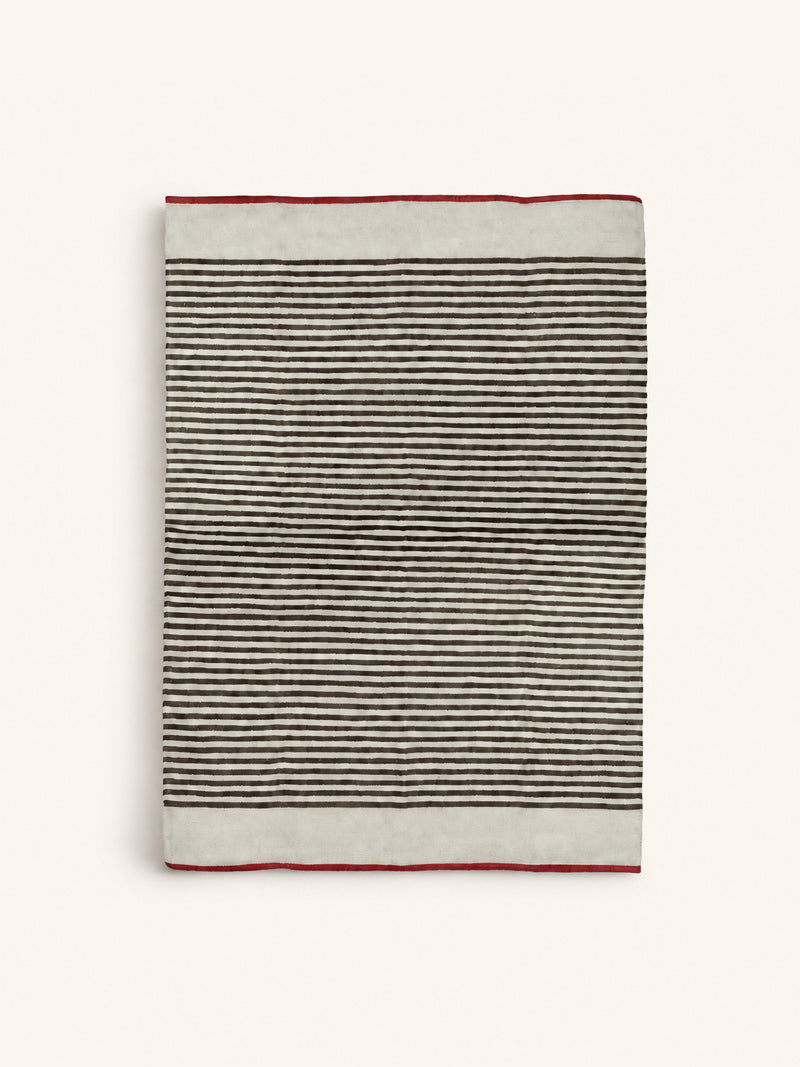 PAMPLONA - rug - wool - L 240 x W 180 cm - brown