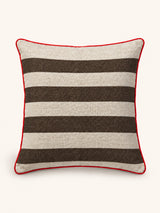 Bruin – PAMPLONA - Bodenkissen - Wolle - L 80 x W 80 cm - Braun