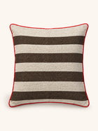 PAMPLONA - Bodenkissen - Wolle - L 80 x W 80 cm - Braun