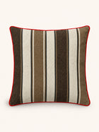 PAMPLONA - vloerkussen - wol - L 80 x W 80 cm - bruin