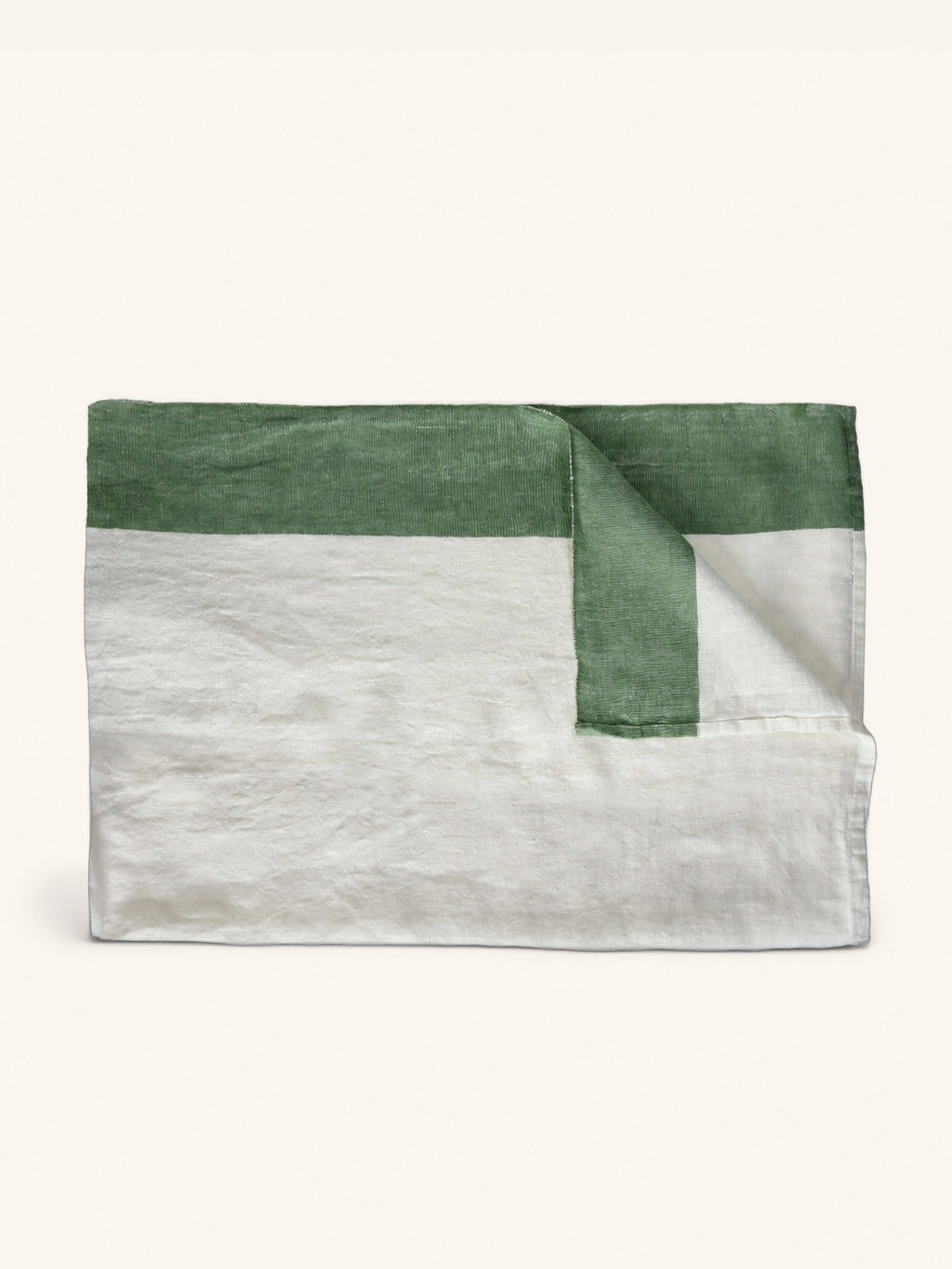 INDIAN SUMMER - mantel - lino - L 350 x W 170 cm - verde