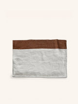 Rood – INDIAN SUMMER - nappe - lin - L 250 x W 170 cm - rouille