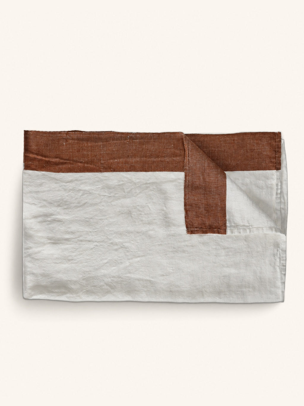 INDIAN SUMMER - tafelkleed - linnen - L 350 x W 170 cm - roest