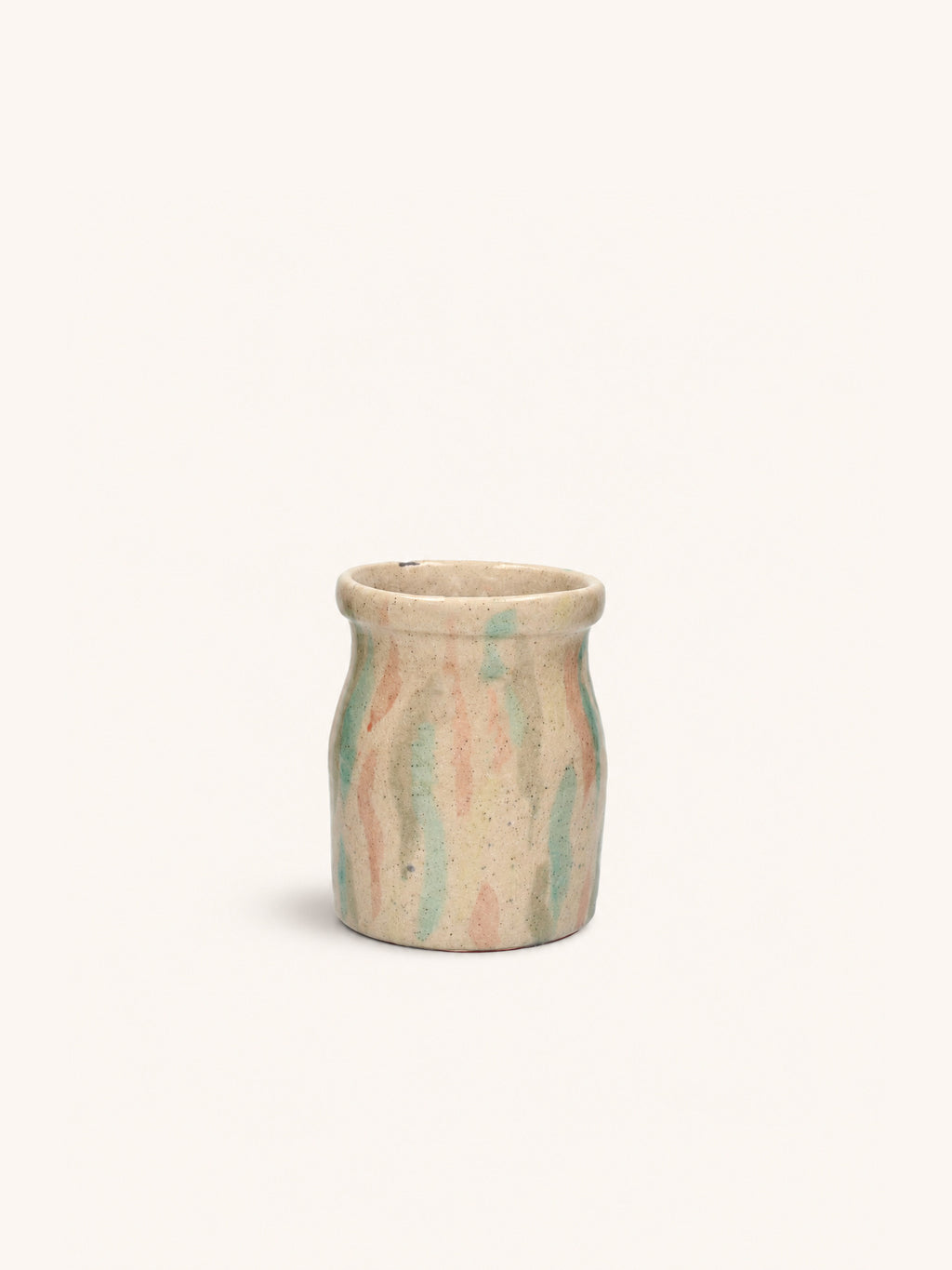 ALEXANDRIA - jarrón - terracota - DIA 16,5 x H 17 cm - mezcla de colores