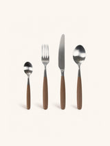 Bruin – RENOIR - 16-piece cutlery set 18/08 - stainless steel - brown