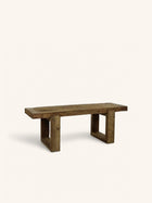 ANDALUCIA - bank - teruggewonnen hout - L 120 x W 40 x H 45 cm - naturel