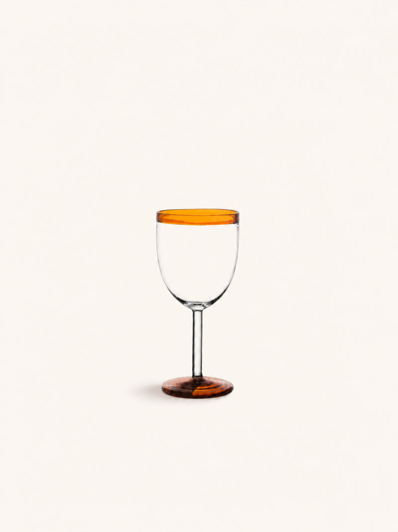 TARIFA - wine glass - 30 CL - borosilicate glass - DIA 8 x H 17 cm - amber