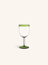 Groen – TARIFA - calice da vino - 30 CL - vetro borosilicato - DIA 8 x H 17 cm - verde