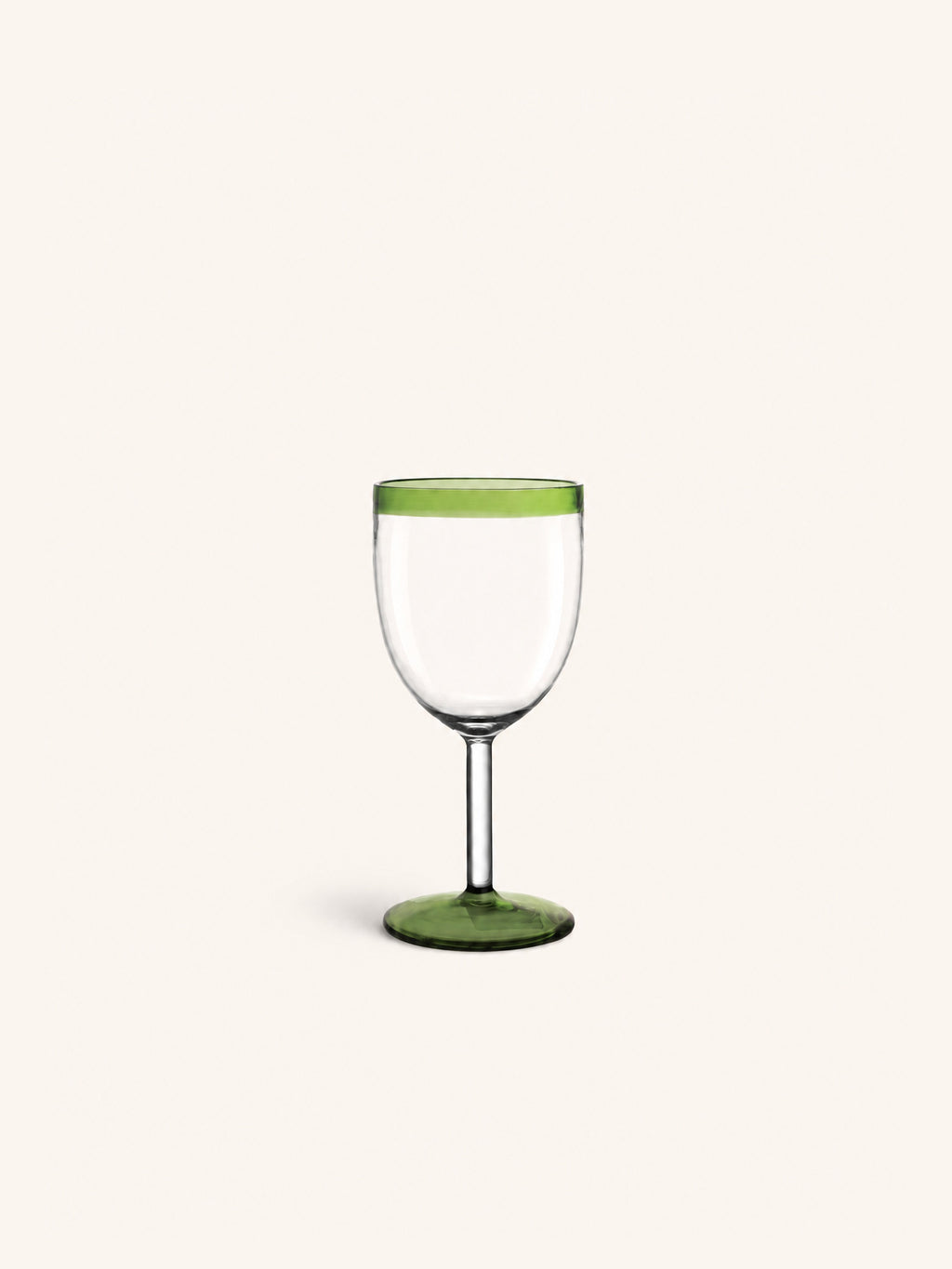 TARIFA - copa de vino - 30 CL - vidrio de borosilicato - DIA 8 x H 17 cm - verde