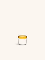 Oranje – TARIFA - mini glass - 10 CL - borosilicate glass - DIA 6 x H 6 cm - amber