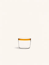 Oranje – TARIFA - bicchiere da bibita - 20 CL - vetro borosilicato - DIA 8 x H 6 cm - ambra