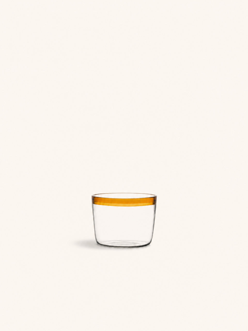 TARIFA - drinking glass - 20 CL - borosilicate glass - DIA 8 x H 6 cm - amber