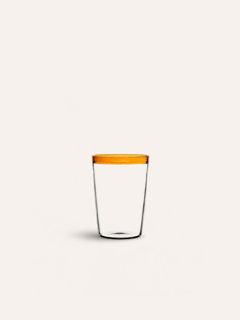 TARIFA - drinking glass - 30 CL - borosilicate glass - DIA 8 x H 9 cm - amber