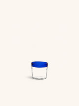 Blauw – TARIFA - mini glass - 10 CL - borosilicate glass - DIA 6 x H 6 cm - blue