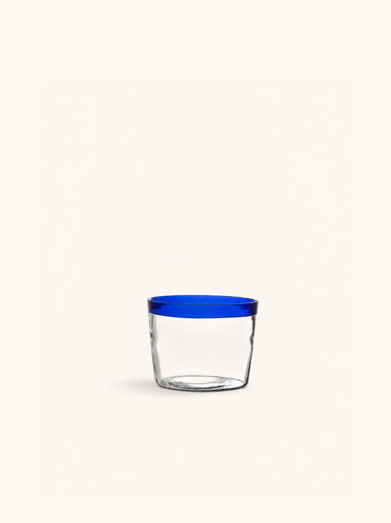 TARIFA - drinking glass - 20 CL - borosilicate glass - DIA 8 x H 6 cm - blue