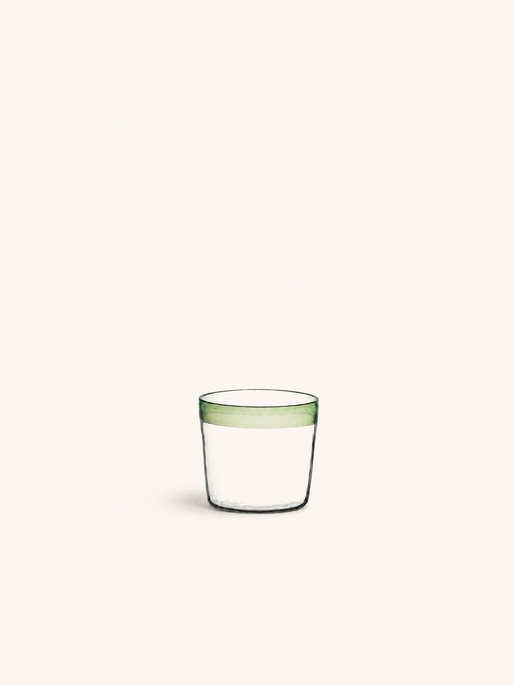 TARIFA - vaso pequeño - 10 CL - vidrio de borosilicato - DIA 6 x H 6 cm - verde
