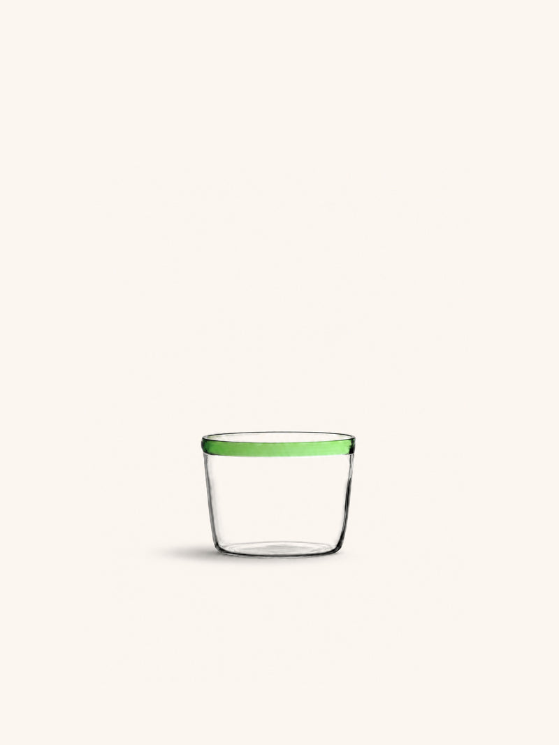 TARIFA - drinking glass - 20 CL - borosilicate glass - DIA 8 x H 6 cm - green