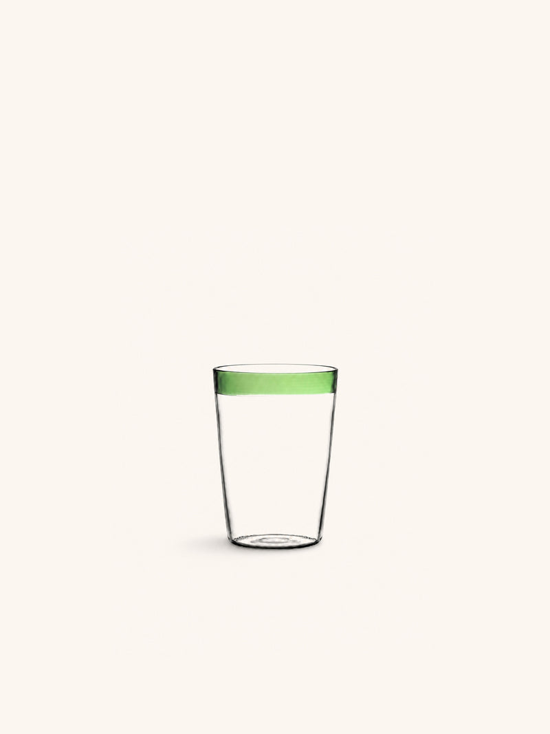 TARIFA - drinking glass - 30 CL - borosilicate glass - DIA 8 x H 9 cm - green