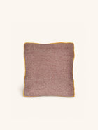ALPHA OPPOSITES - Kissen - Leinen - L 45 x W 45 cm - Puderrosa