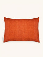 ALPHA BASICS - Kissen - Leinen - L 70 x W 50 cm - Orange
