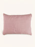ALPHA BASICS - Kissen - Leinen - L 70 x W 50 cm - Puderrosa