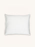 ALPHA BASICS - Kissen - Leinen - L 70 x W 50 cm - Weiß