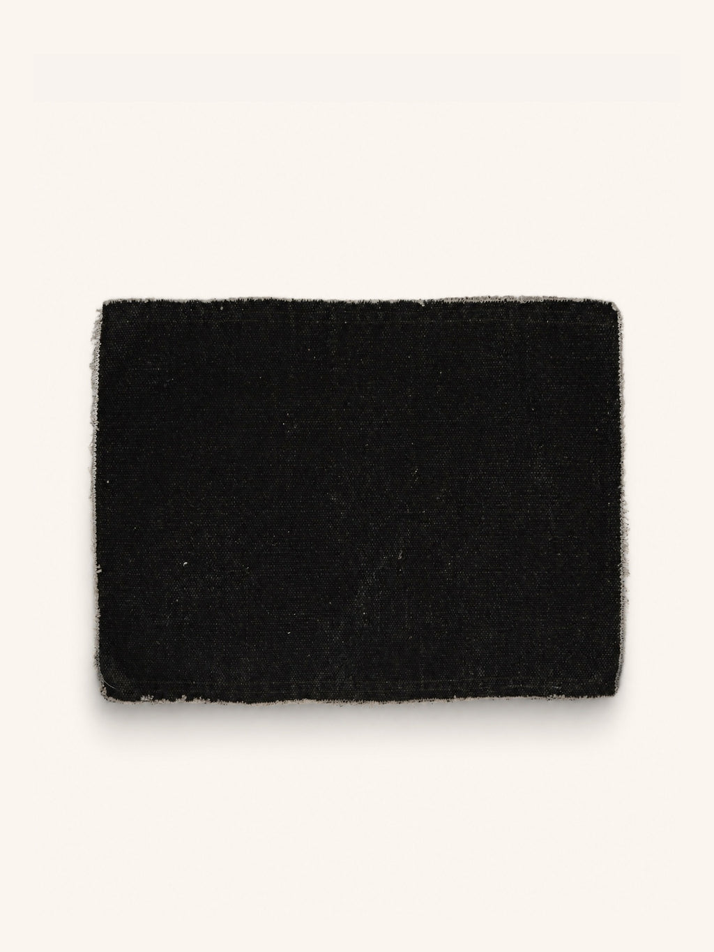 FRIVOLE - individual - algodón - L 50 x W 35 cm - negro