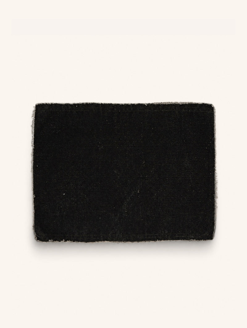 FRIVOLE - placemat - cotton - L 50 x W 35 cm - black